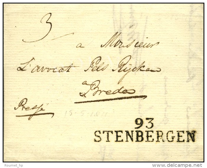 93 / STENBERGEN. 1814. - SUP. - R. - 1792-1815: Dipartimenti Conquistati