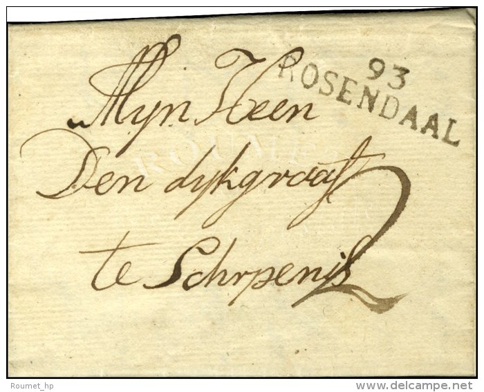 93 / ROSENDAAL. 1811. - SUP. - R. - 1792-1815: Départements Conquis