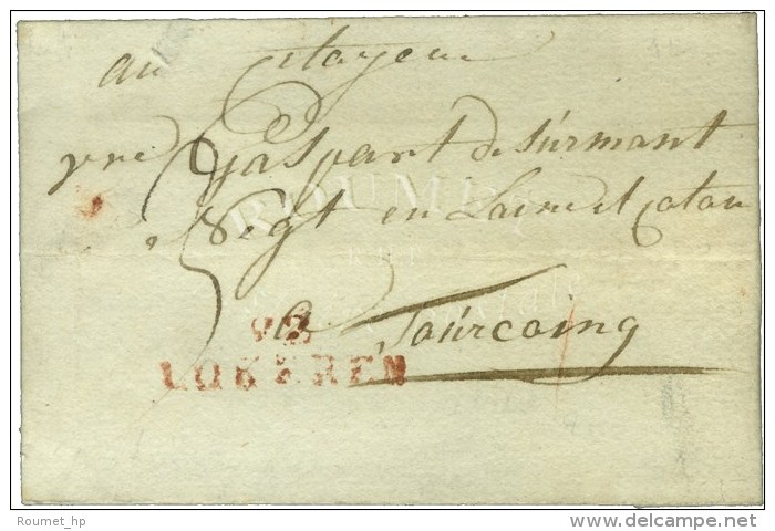 92 / LOKEREN Rouge. An 9. - TB. - 1792-1815: Départements Conquis
