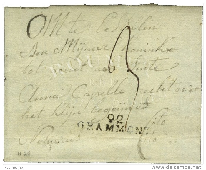 92 / GRAMMONT (33 Mm). 1809. - TB / SUP. - 1792-1815: Départements Conquis