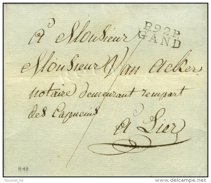 P. 92. P. / GAND (22 Mm). 1811. - SUP. - 1792-1815: Départements Conquis