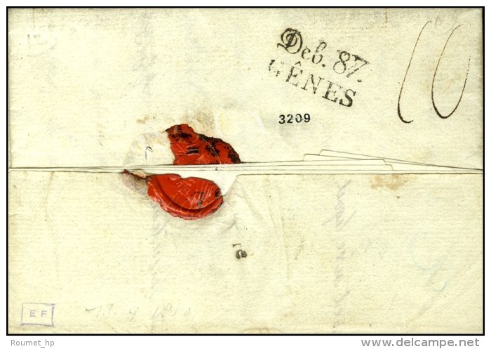 Deb. 87 / GENES. 1810. - SUP. - R. - 1792-1815: Départements Conquis