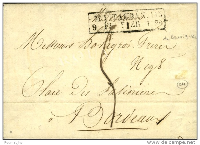 Cachet Encadr&eacute; D'essai De F&eacute;vrier 28 : MONTAUBAN 115 / 9 FEVRIER 1828. - TB. - R. - Sonstige & Ohne Zuordnung