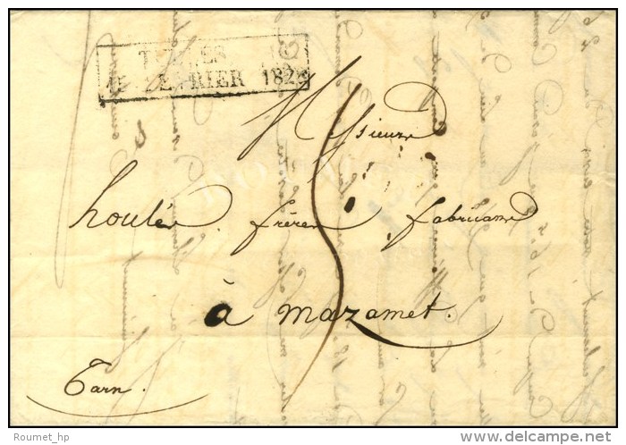 Cachet Encadr&eacute; D'essai De F&eacute;vrier 28 : TULLES 18 / 15 FEVRIER 1828. - TB. - RRR. - Sonstige & Ohne Zuordnung