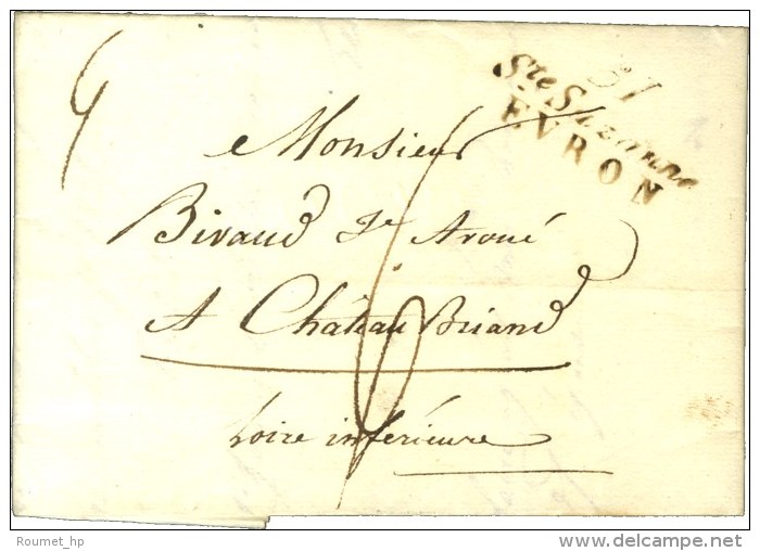 51 / Ste Suzanne / EVRON Sur Lettre Avec Texte Dat&eacute; 1825. - TB / SUP. - Sonstige & Ohne Zuordnung