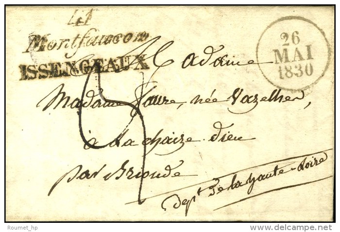 41 / Montfaucon / ISSENGEAUX Dateur A 1830. - TB / SUP. - RR. - Sonstige & Ohne Zuordnung