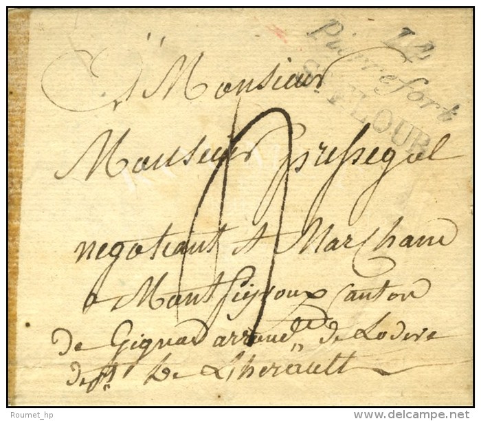 14 / Pierrefort / St FLOUR Sur Lettre Avec Texte Dat&eacute; De Montpeyroux. 1816. - TB / SUP. - Sonstige & Ohne Zuordnung