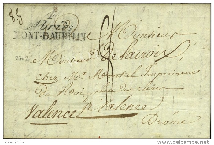 4 / Abries / MONT-DAUPHIN. 1819. - SUP. - Other & Unclassified