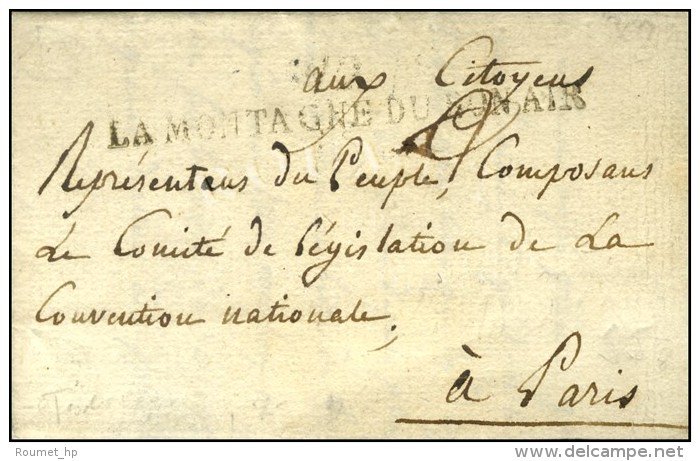 72 / LA MONTAGNE DU BON AIR (NR De St Germain En Laye) Sur Lettre Avec Tr&egrave;s Bon Texte &eacute;voquant Les... - 1701-1800: Vorläufer XVIII