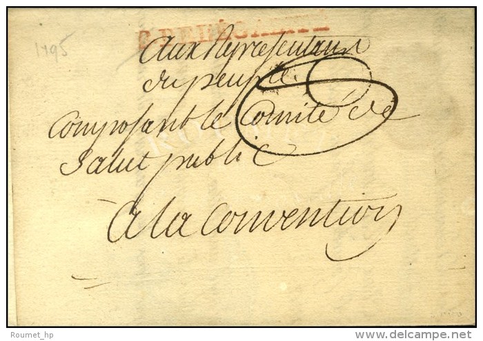 B.DE L'EGALITE Rouge (NR De Bourg La Reine) Sur Lettre Avec Texte Dat&eacute; Et Bel En-t&ecirc;te... - 1701-1800: Vorläufer XVIII