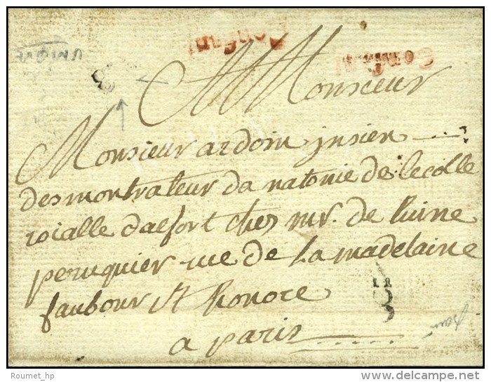 CONFLANT Rouge Sur Lettre Sans Texte 1776. - TB. - R. - 1701-1800: Vorläufer XVIII