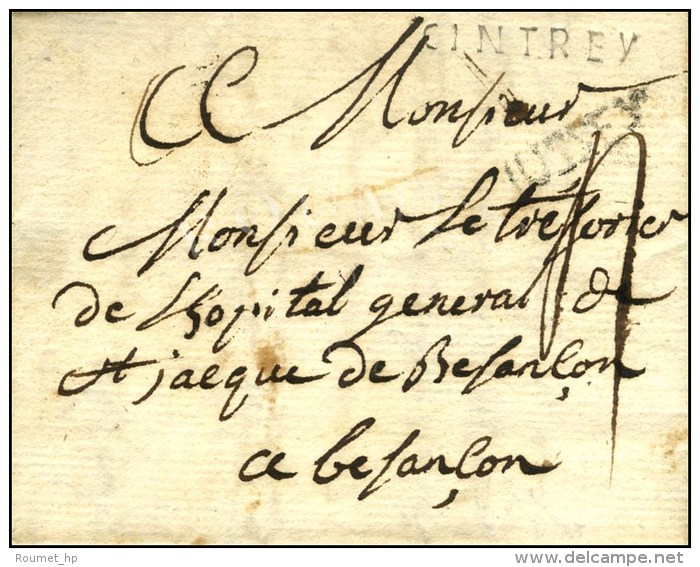 JUSSEY (L N&deg; 3) + CINTREY Sur Lettre Avec Texte Dat&eacute; De Cemboingt Le 26 F&eacute;vrier 1788. - TB / SUP. - 1701-1800: Vorläufer XVIII