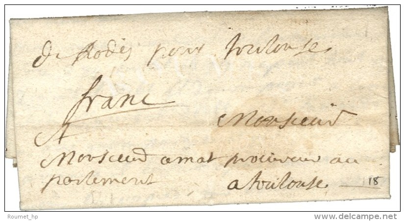 De Rodez + Franc (L N&deg; 8 + 10). 1711. - TB. - 1701-1800: Vorläufer XVIII