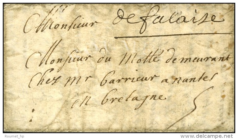 '' De Falaise '' (L. N&deg; 9a). 1696. - TB. - R. - ....-1700: Vorläufer