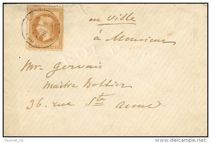 C&agrave;d De Rayon 2 PARIS 2 (60) 6 AVRIL 1871 / N&deg; 28 Sur Lettre Pour Paris. - TB. - R. - Oorlog 1870