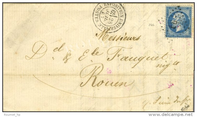 Losange EU / N&deg; 22 C&agrave;d EXPOSITION UNIVERSELLE / POSTES. 1867. - TB / SUP. - R. - 1862 Napoléon III.