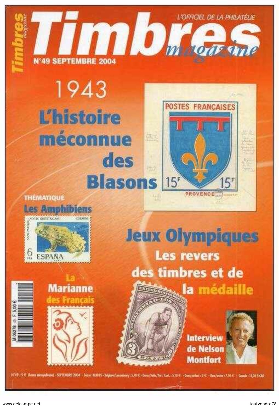 Timbres Magazine N°049 Septembre 2004 - Français (àpd. 1941)