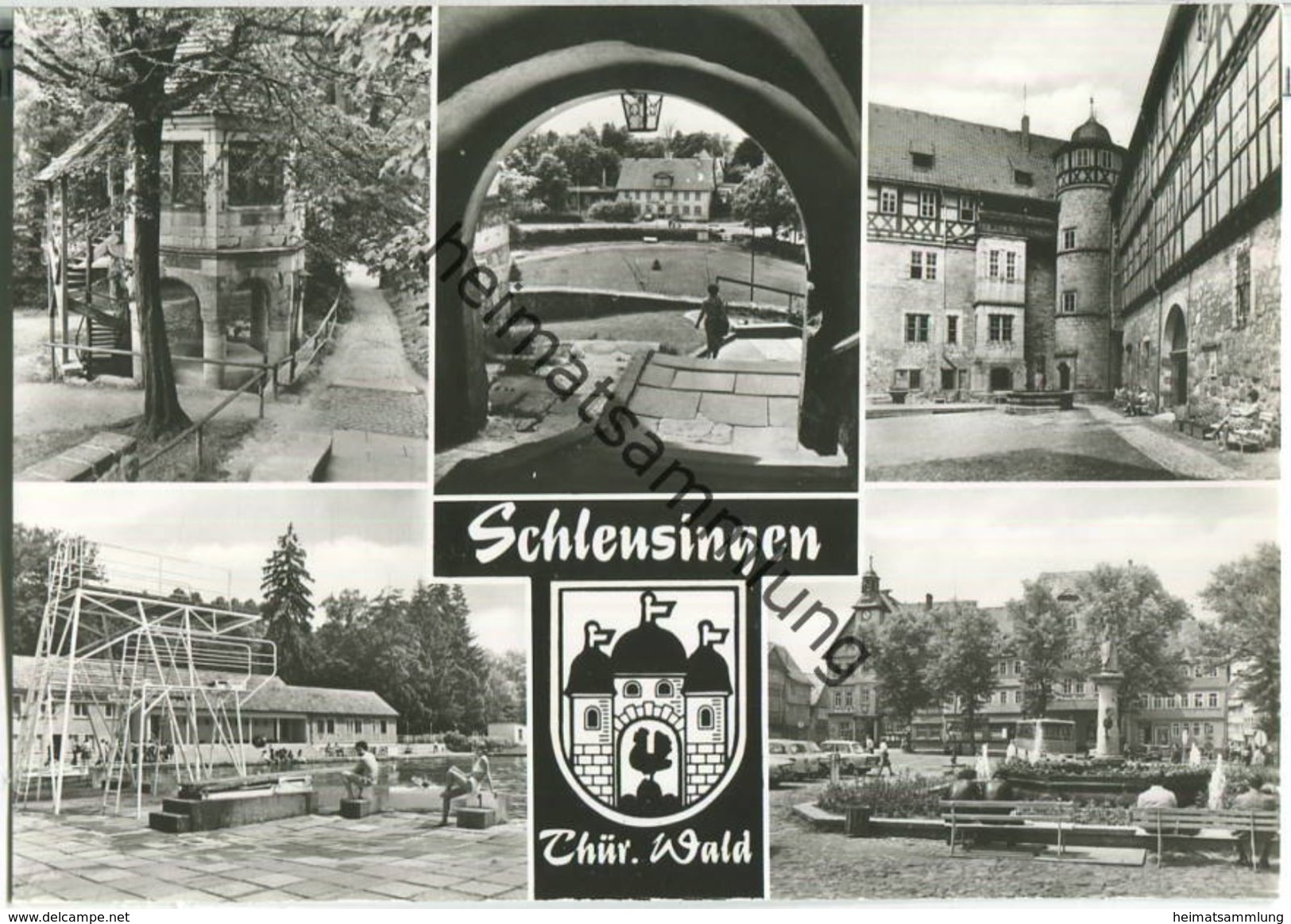 Schleusingen - Foto-Ansichtskarte - Schleusingen