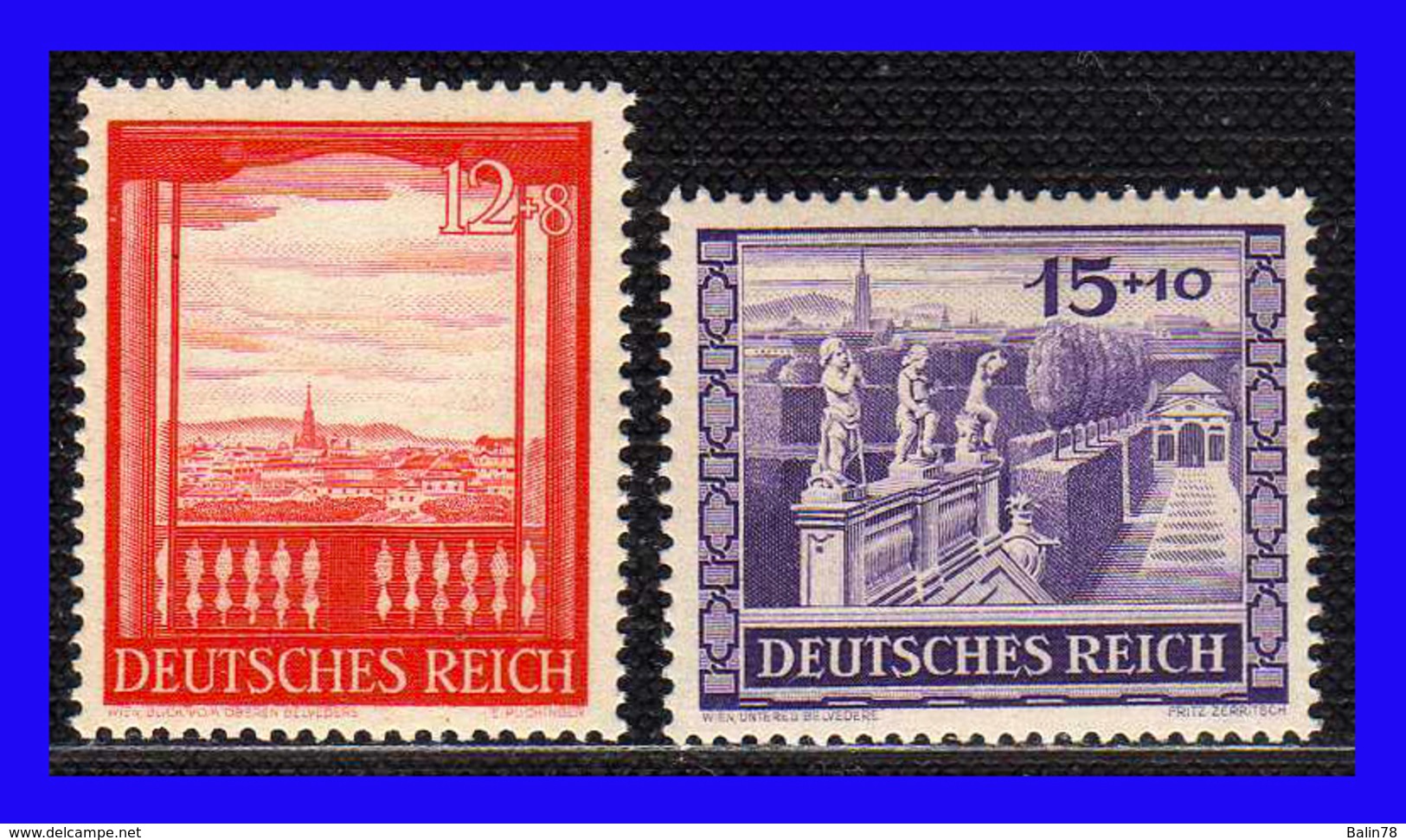 1941 - Alemania - Sc. B 198 - B 199 - MNH -  AL-125 - Nuevos