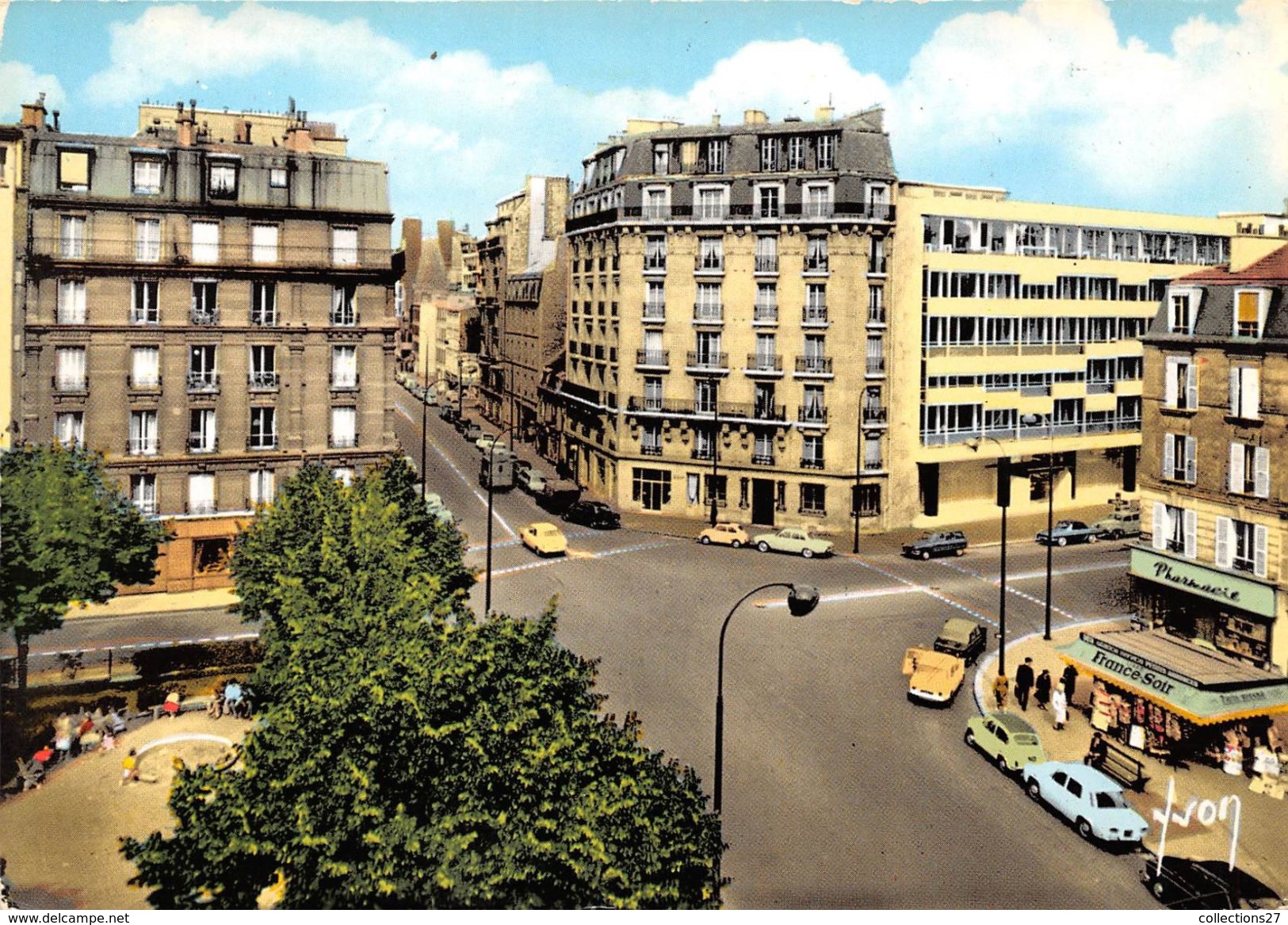 92-NEUILLY-SUR-SEINE- PLACE DU GENERAL GOURAUD, CARREFOUR AVENUE DU ROULE ET RUE DU CHATEAU - Neuilly Sur Seine