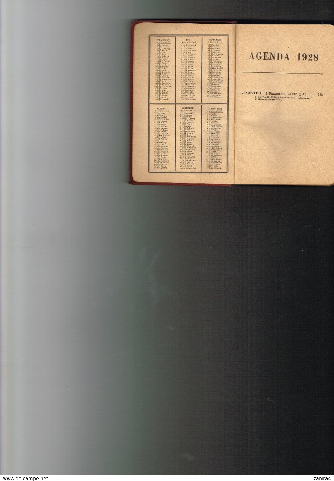 Agenda-Code 1928 Avec Formules & Renseignements Pratique Paris à L'administration Du Recueil Général Des Lois Et Décrets - Droit