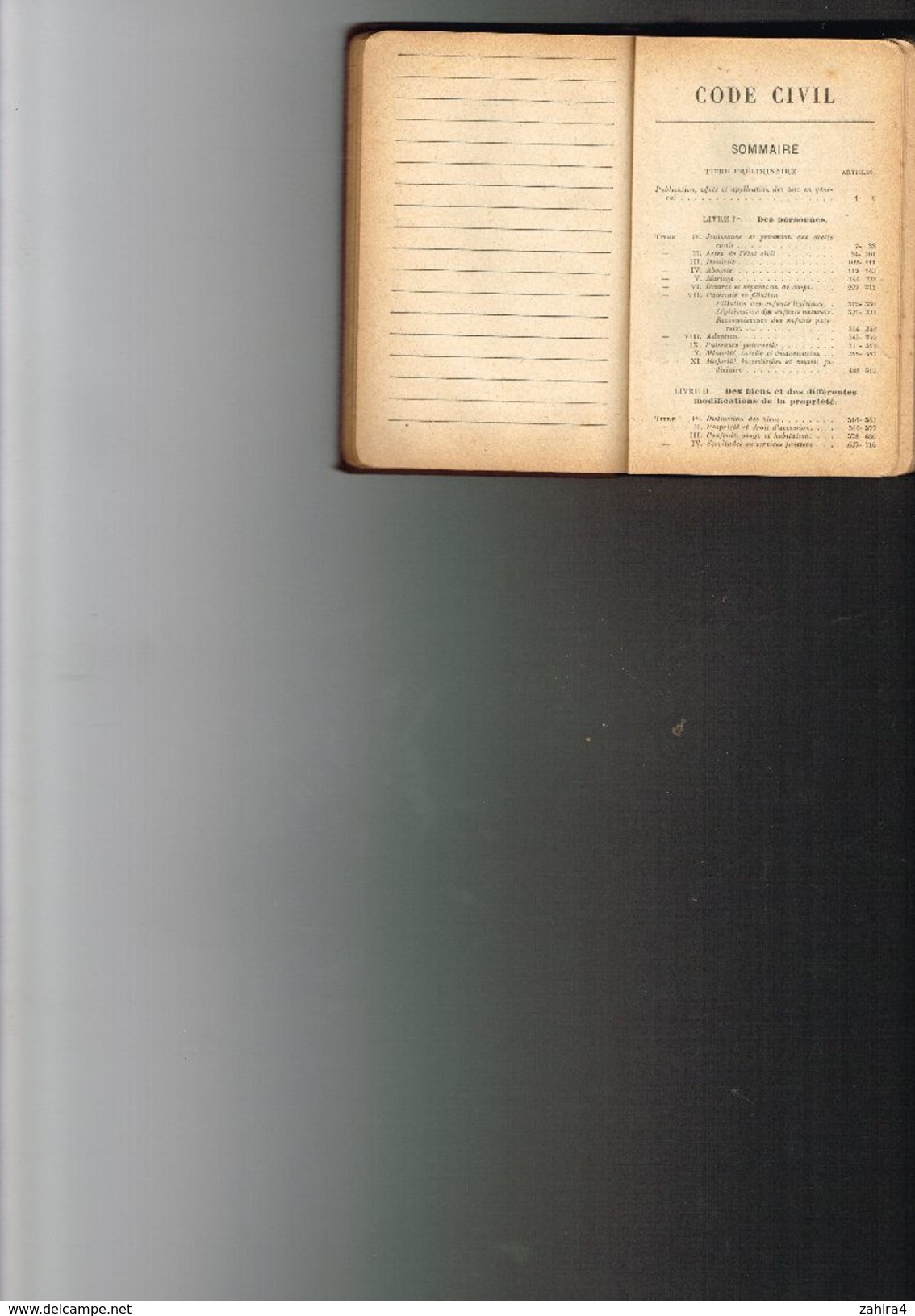 Agenda-Code 1928 Avec Formules & Renseignements Pratique Paris à L'administration Du Recueil Général Des Lois Et Décrets - Droit