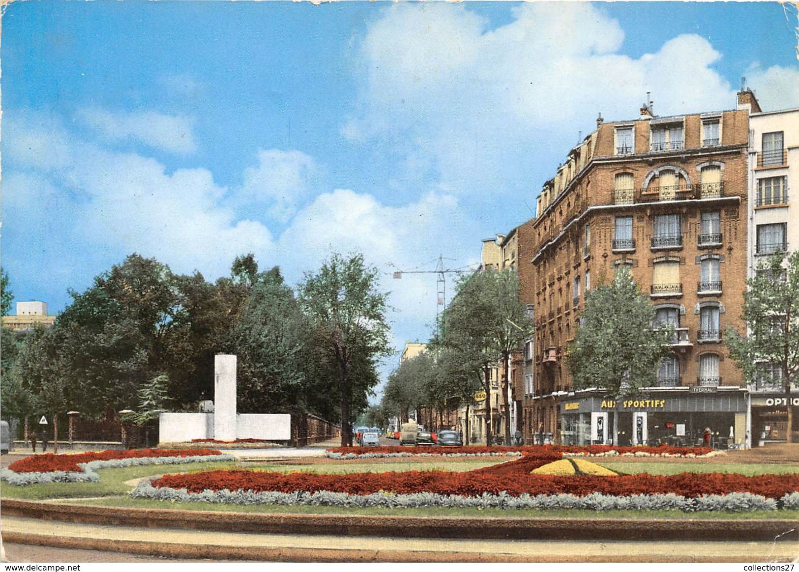 92-CLICHY-LA-GARENNE- LA PLACE ET LE MONUMENT - Clichy