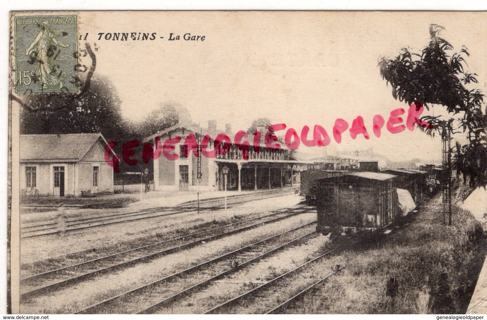 47 - TONNEINS - LA GARE - Tonneins