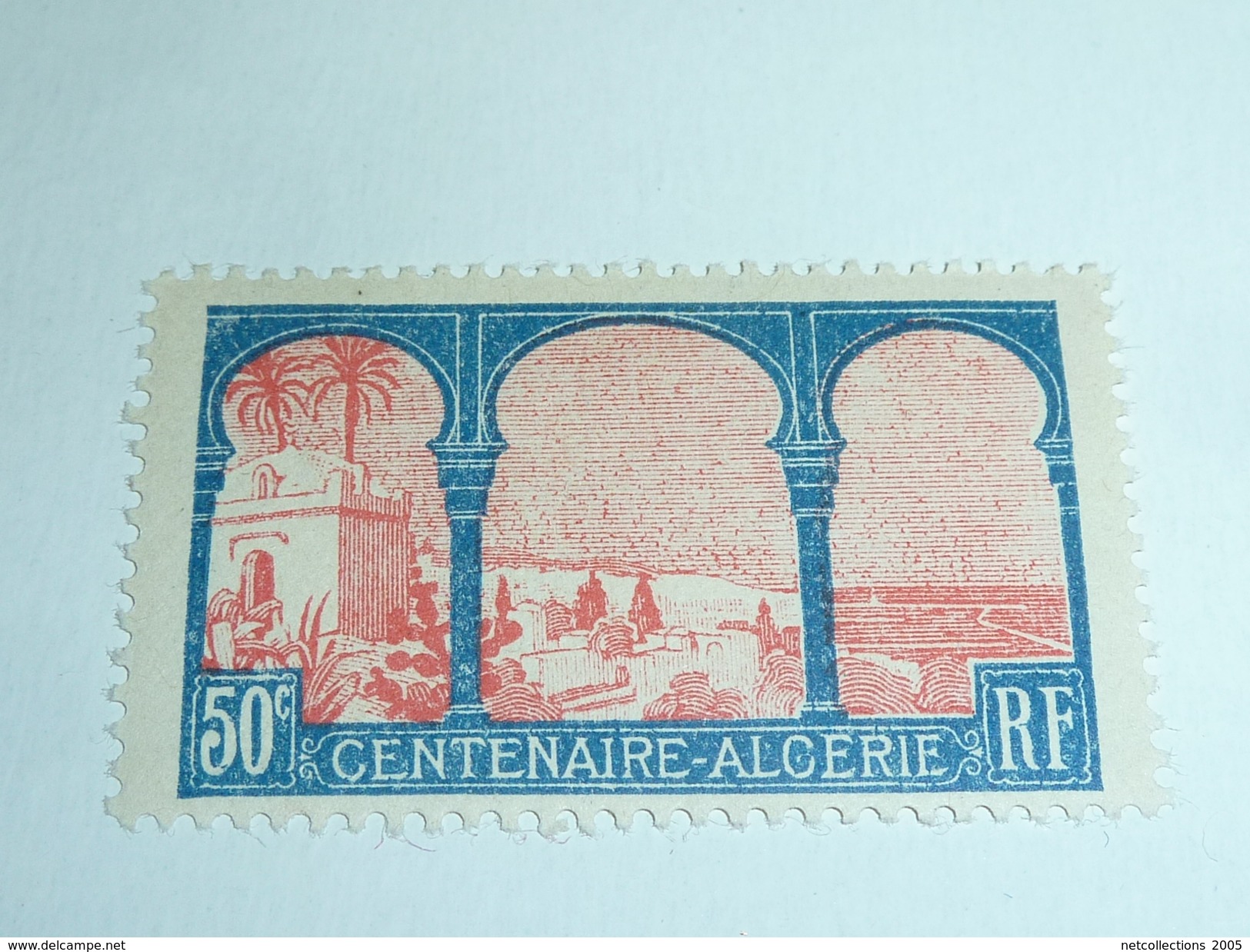 Timbre De France Variété N°263b " ALCERIE " Au Lieu De "ALGERIE" - Neuf Avec Charnière - Oblitérés