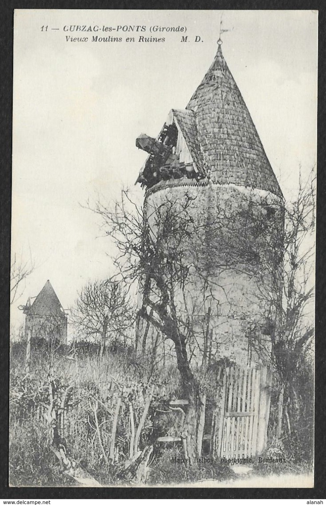 SAINT ANDRE De CUBZAC Vieux Moulins En Ruines (Delboy) Gironde (33) - Autres & Non Classés