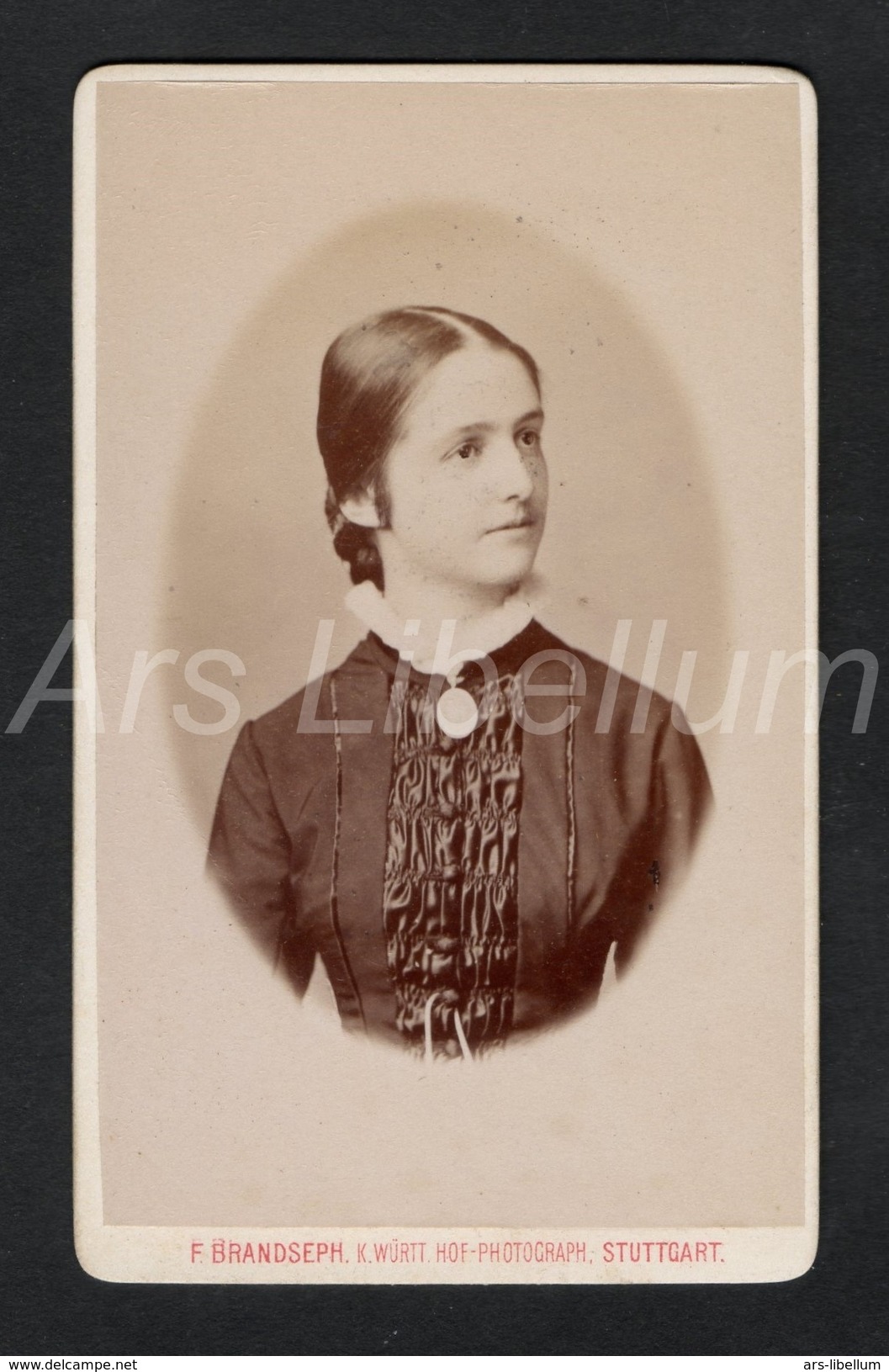 Photo-carte De Visite / CDV / Jeune Femme / Young Woman / Photo F. Brandseph / Stuttgart / Germany - Anciennes (Av. 1900)