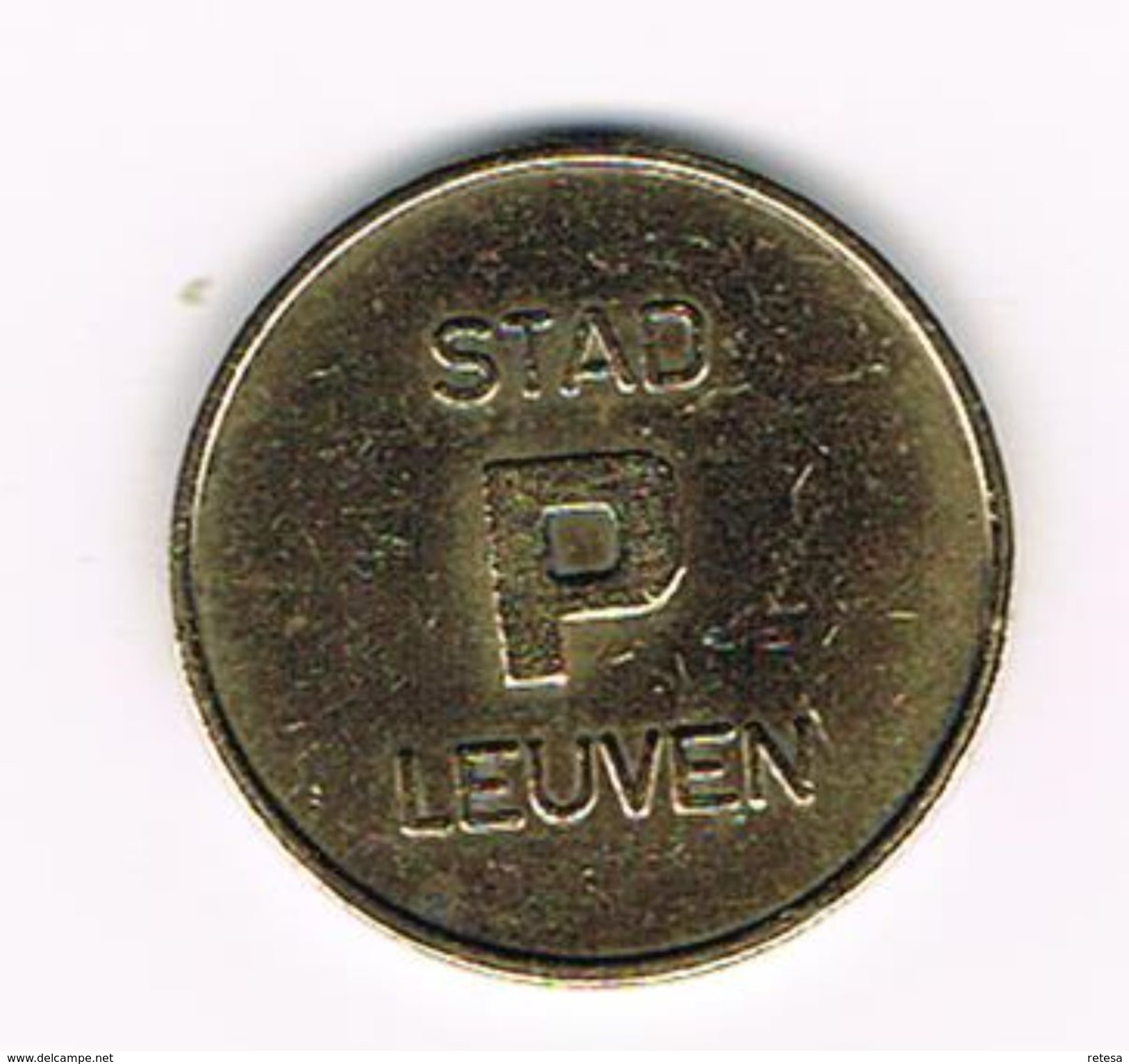 ) LEUVEN  PENNING P STAD LEUVEN - Tokens Of Communes