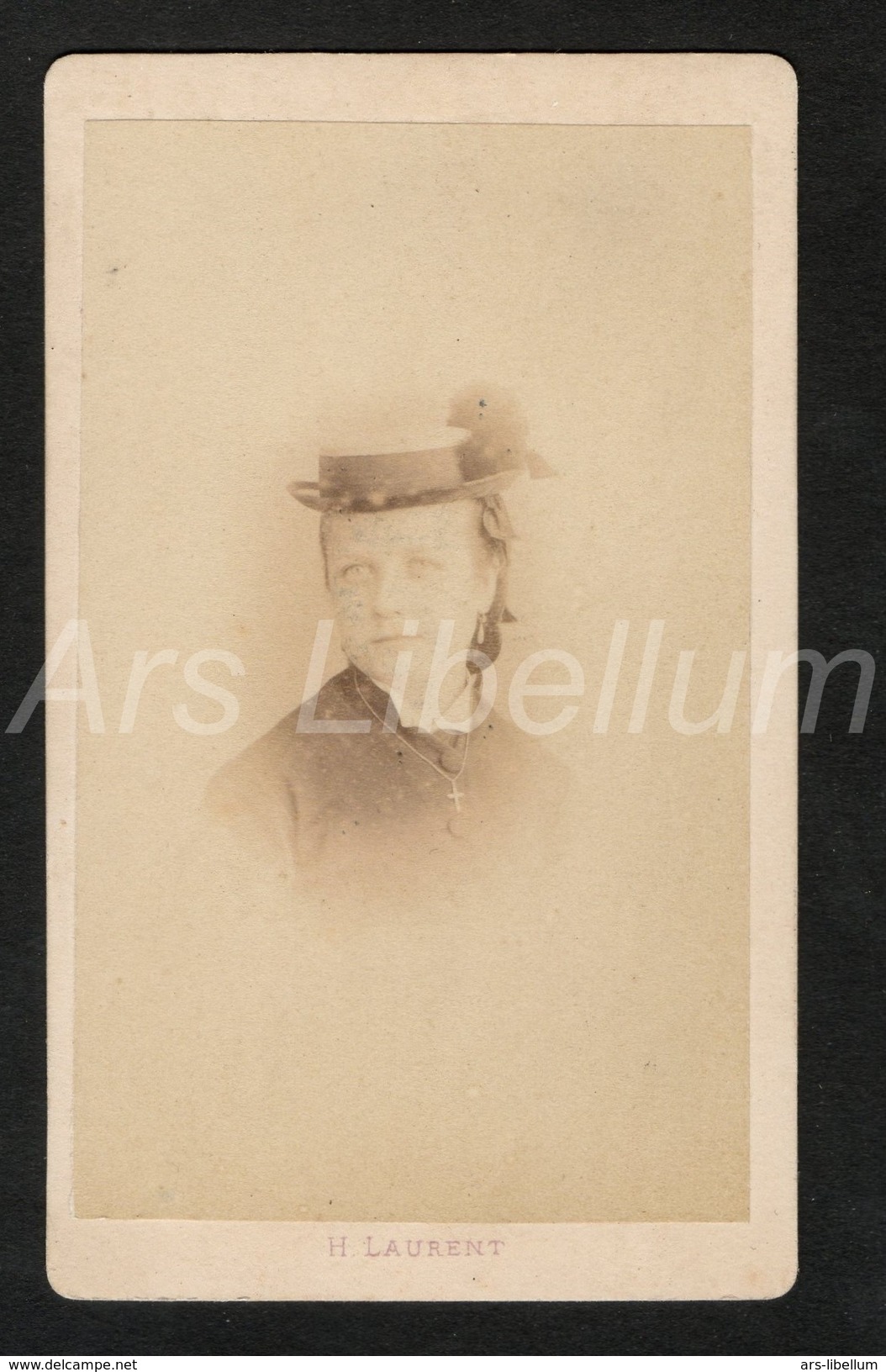 Photo-carte De Visite / CDV / Fille / Girl / Photo H. Laurent / Paris - Oud (voor 1900)