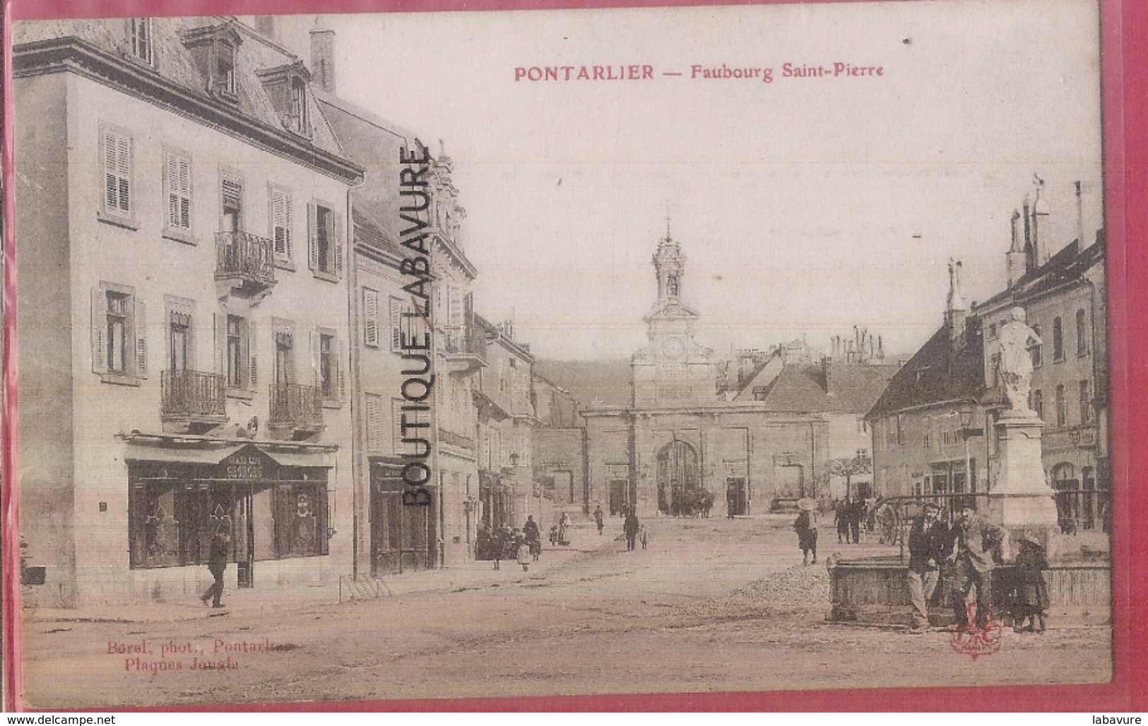 25 - PONTARLIER--Faubourg Saint Pierre--animé - Pontarlier