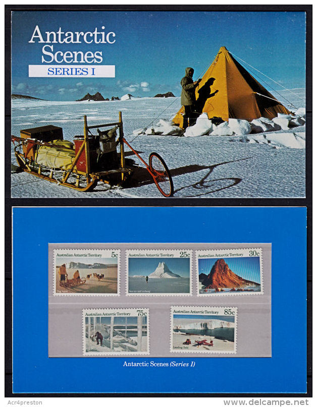 C0445 AUSTRALIAN ANTARCTIC TERRITORY 1984, Antarctic Scenes, Series 1, Presentation Pack MNH - Unused Stamps