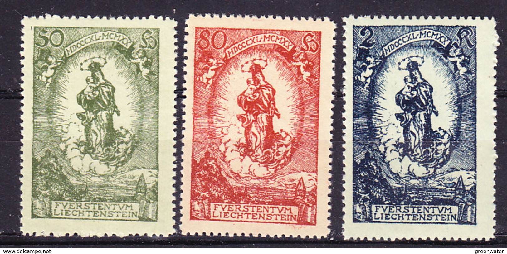 Liechtenstein 1920 Gebursttag Des Fürsten Johann II 3v ** Mnh (36202A) - Ongebruikt