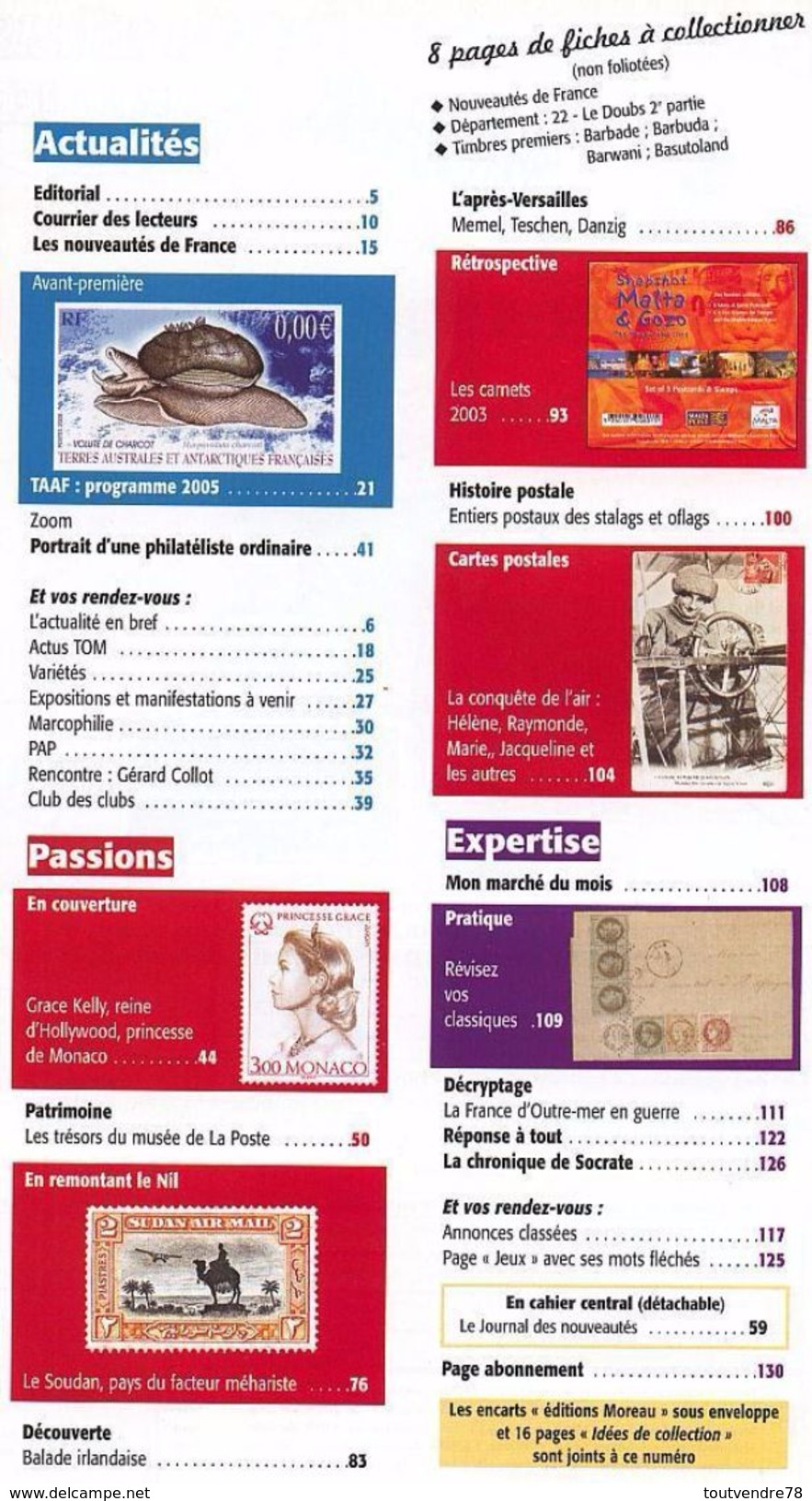 Timbres Magazine N°050 Octobre 2004 - Français (àpd. 1941)