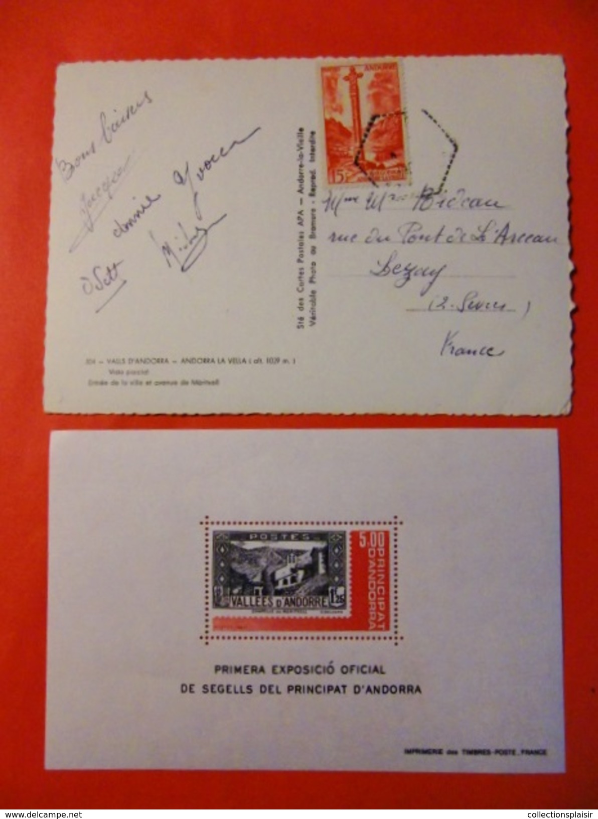 FRANCE ET ANDORRE TIMBRES PERIODE CLASSIQUE SEMI MODERNES ET MODERNES NEUFS** ET * ET OBLITERES