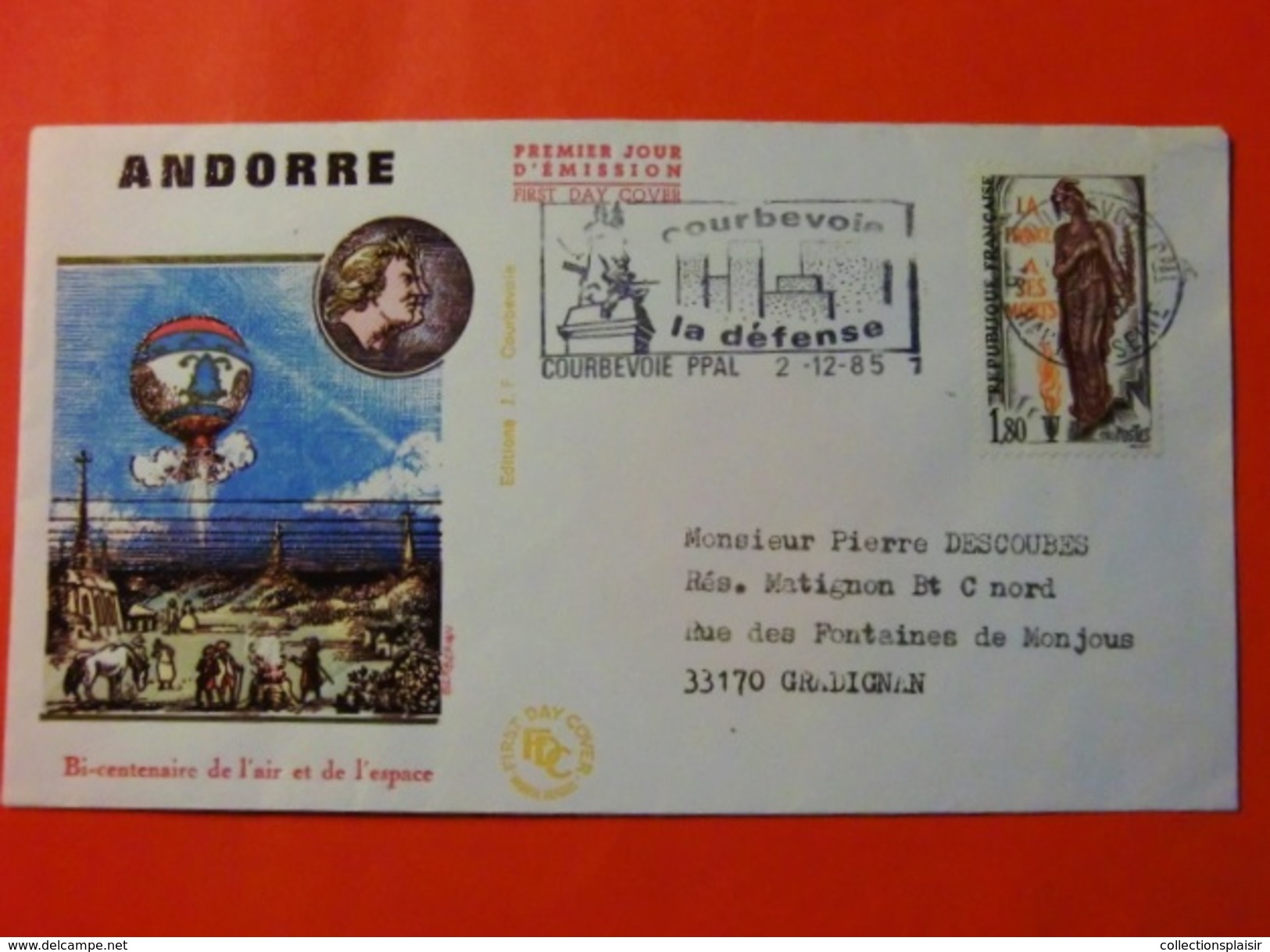 FRANCE ET ANDORRE TIMBRES PERIODE CLASSIQUE SEMI MODERNES ET MODERNES NEUFS** ET * ET OBLITERES