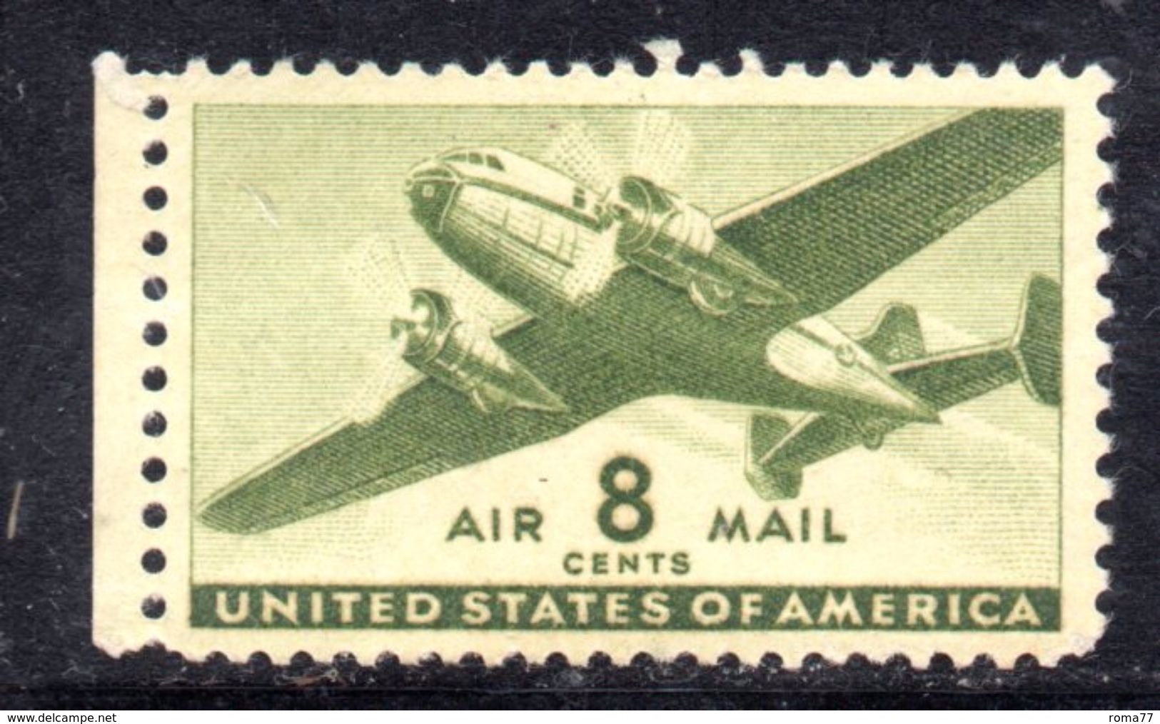 XP3145 - STATI UNITI 1941 , Posta Aerea  Yvert N.  27 *** - 2b. 1941-1960 Unused