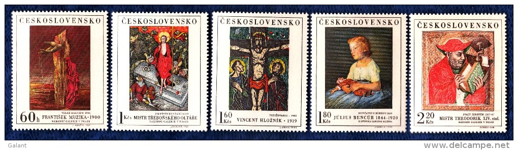 CSSR 1969 Mi. 1910 -14 Yv. 1756 -60 Postfrisch MNH** - Nuovi