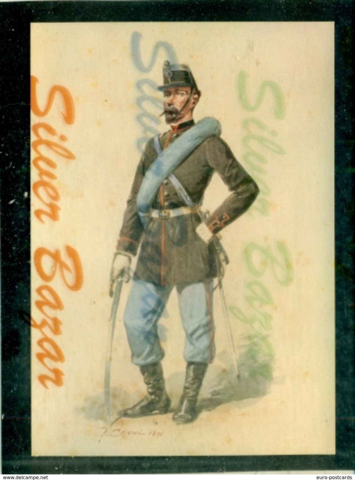MILITARI-FANTERIA-BRIG.SAVOIA-ILLUSTRATORI CENNI-CARTOLINA CM.15 X 10,50-ANNI 60-MUSEO DI SAN MARTINO DELLA BATTAGLIA - Regiments