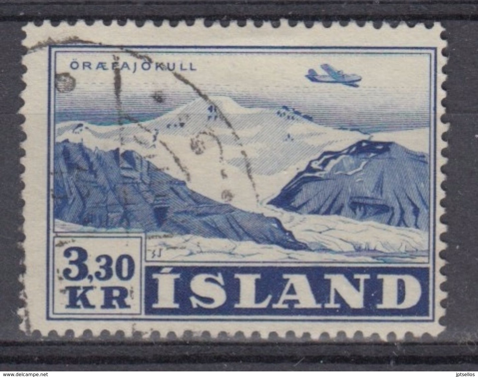 ISLANDIA 1952 AEREO - 29 USADO - Posta Aerea