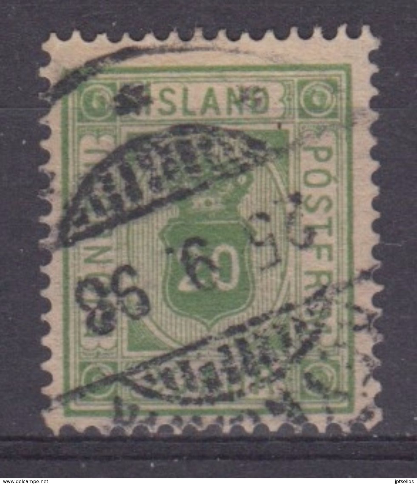 ISLANDIA 1876/01 SERVICIOS - 8 USADO - Otros & Sin Clasificación