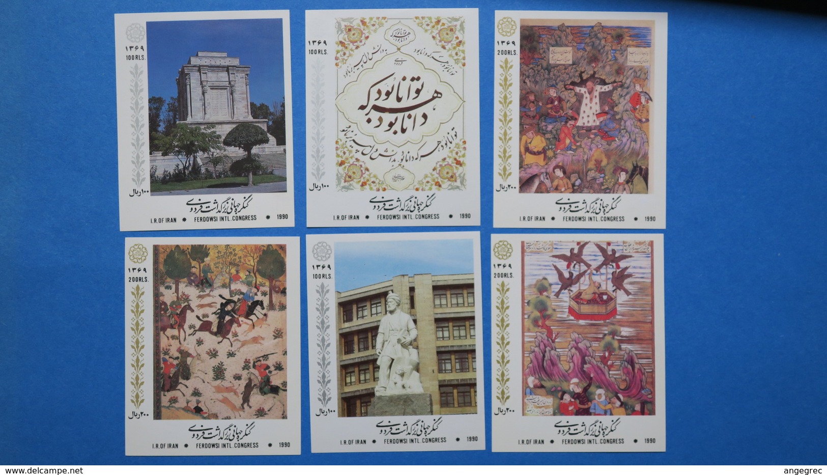 Iran  1990,   16 Bloc De Timbre Sur Le Thème De La Peinture  (à Voir) - Iran