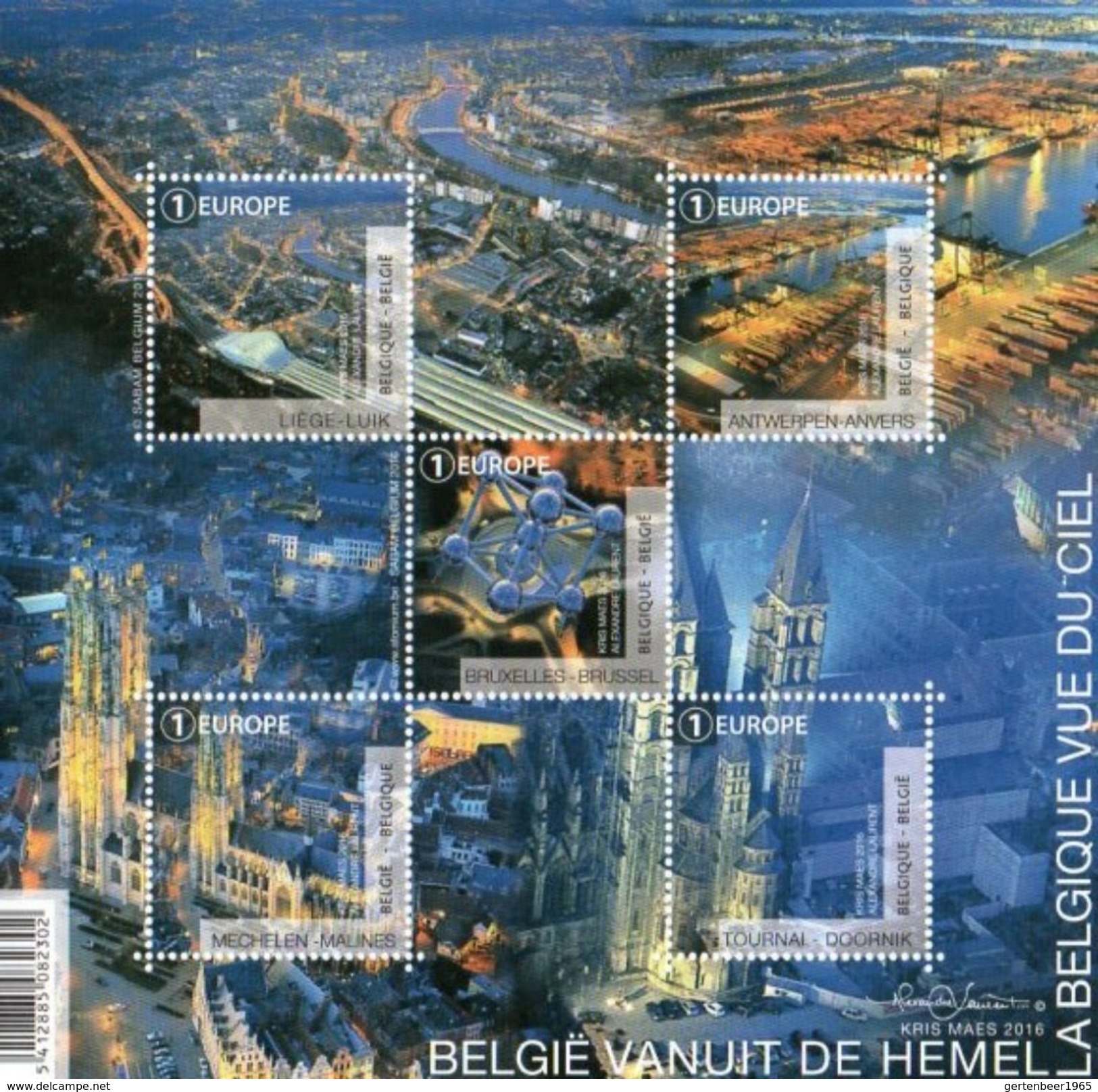 11 Uitgifte 2016 / België Vanuit De Hemel / Postfris - Nuevos