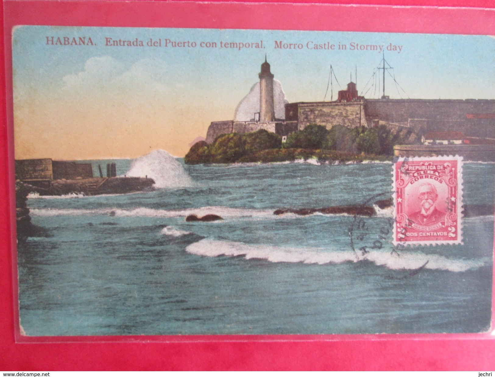 CUBA  . HABANA . ENTRADA DEL PUERTO CON TEMPORAL - Autres & Non Classés