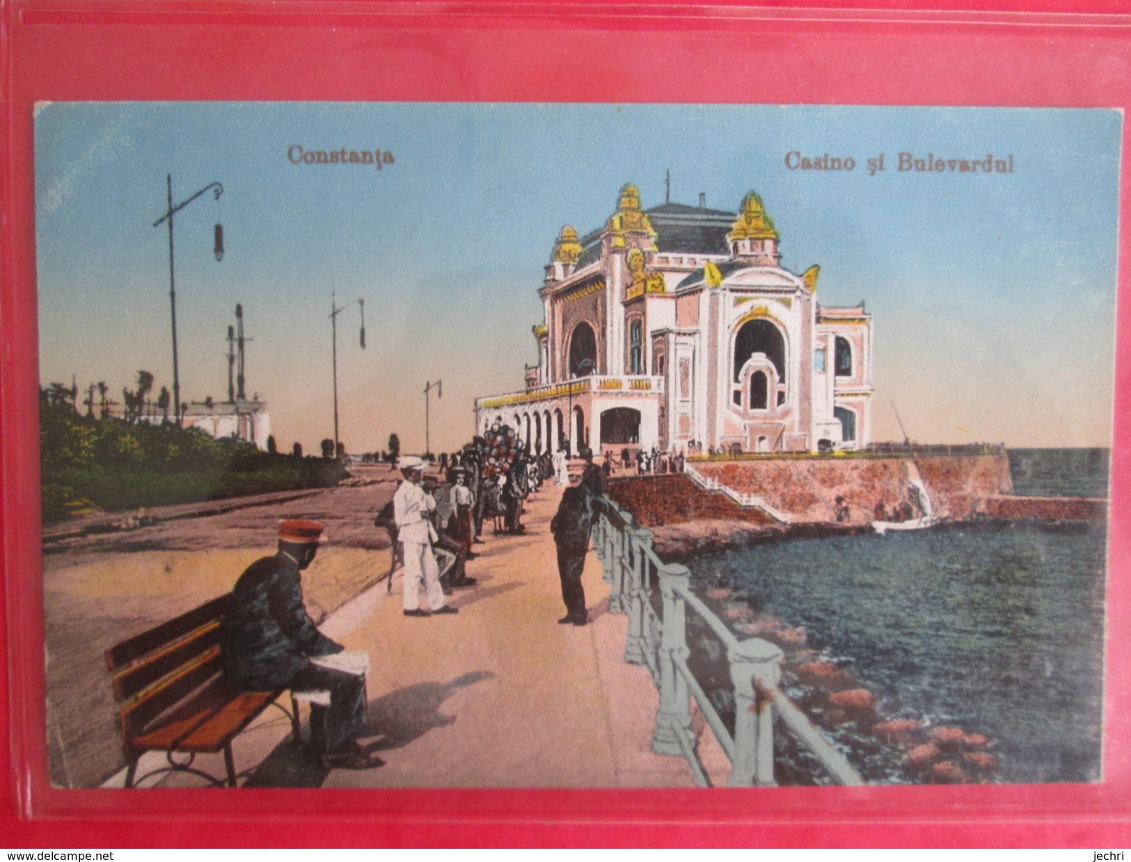 ROUMANIE .  CONSTANJA . CASINO SI BULEVARDUL . CACHET MILITAIRE - Rumänien