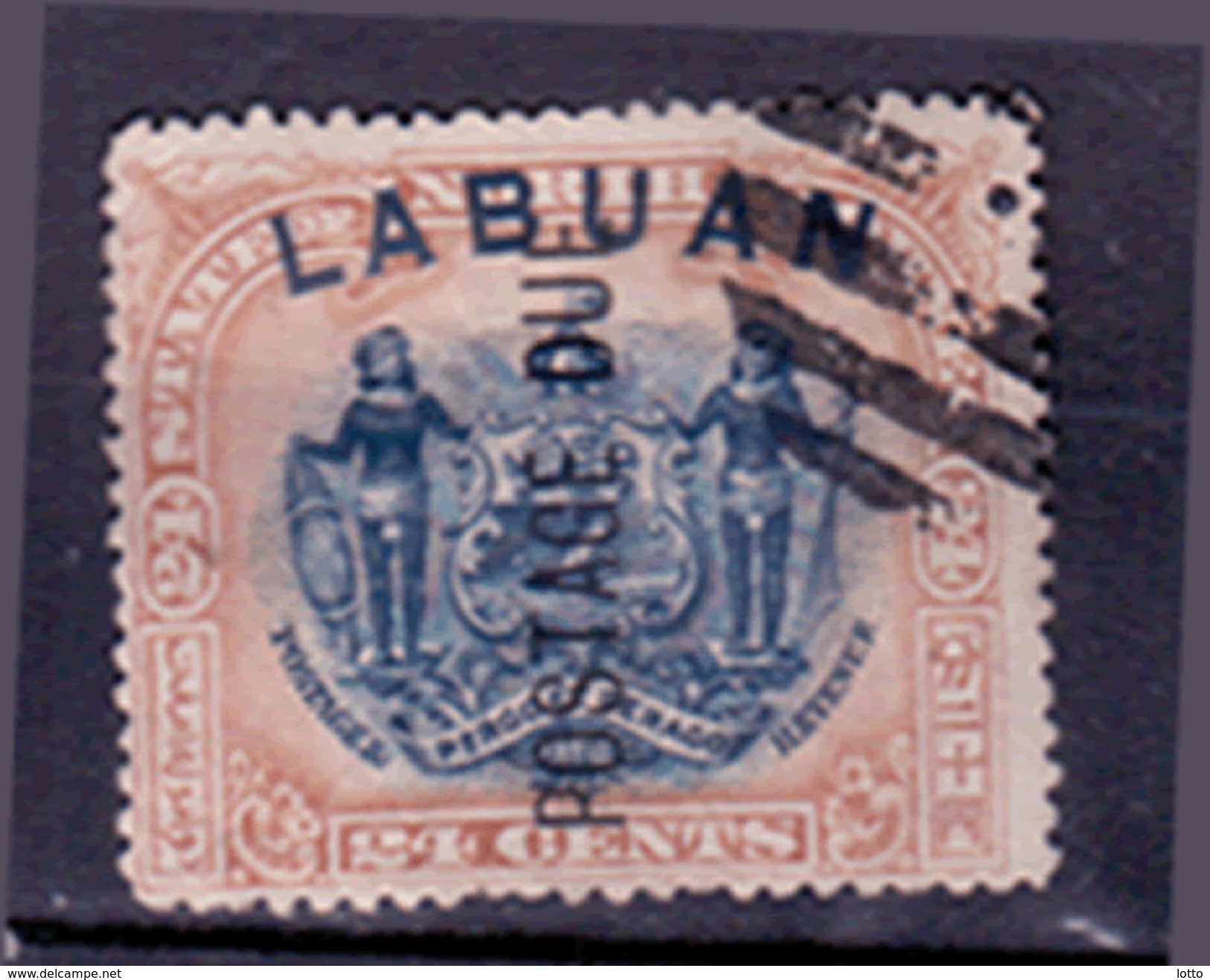 Malaysia - Labuan 1897, Freimarken Mi.Nr. GB-LB 80 (Sn:GB-LB 84a), Gestempelt (Mi. 80 EUR) - Andere & Zonder Classificatie