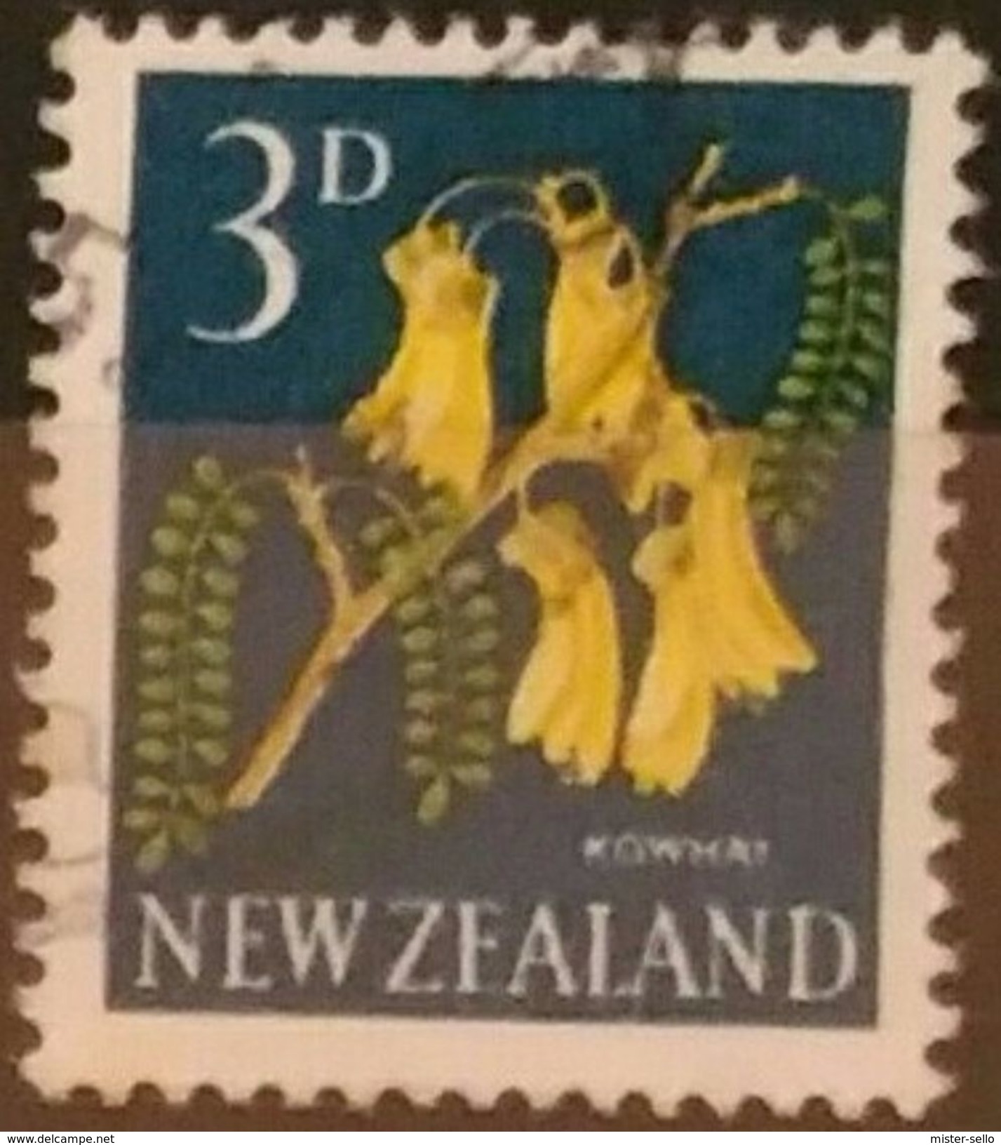 NUEVA ZELANDA 1960 -1963 Local Motifs - Flowers. USADO - USED. - Usados